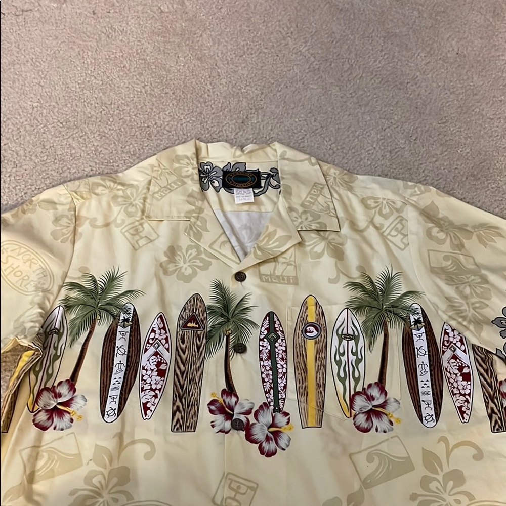 Vintage Hawaiian Reserve Collection Men's Hawaiian Shirt, Size L - Picture 3 of 8